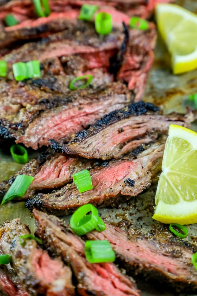 The Best Garlic Grilled Flank Steak Recipe - Sweet Cs Designs