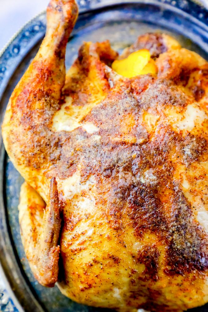 One Pot Easy Cajun Whole Roasted Chicken Recipe