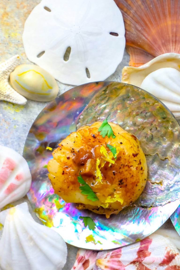 The Best Easy Lemon Garlic Butter Pan Fried Scallops Recipe