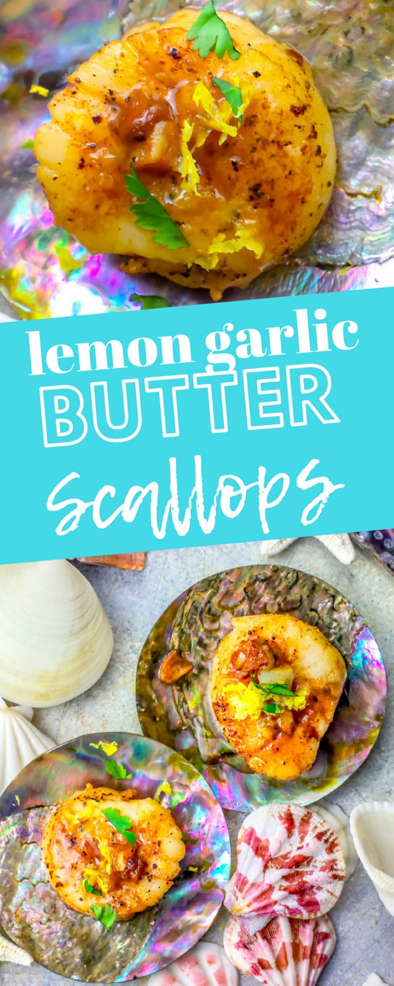 The Best Easy Lemon Garlic Butter Pan Fried Scallops Recipe