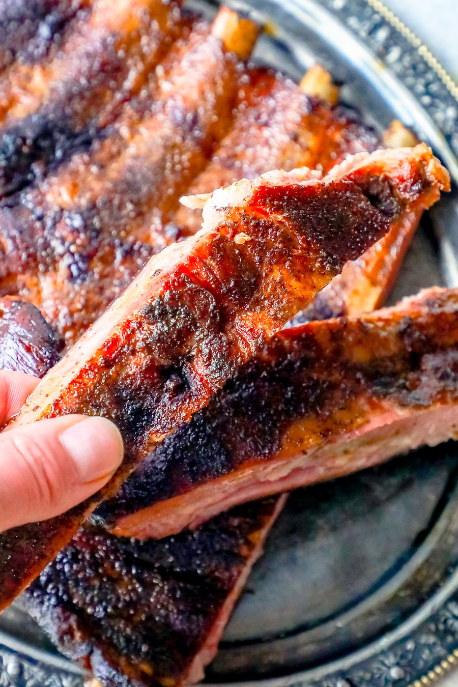 The Best Smoked Pork Ribs Recipe Ever - Sweet Cs Designs