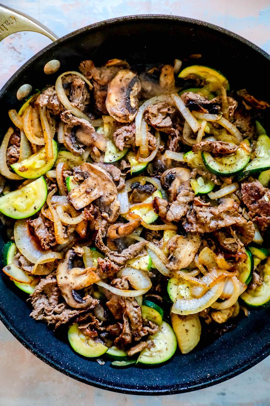 Easy Sirloin Skillet With Vegetables Recipe Sweet Cs Designs