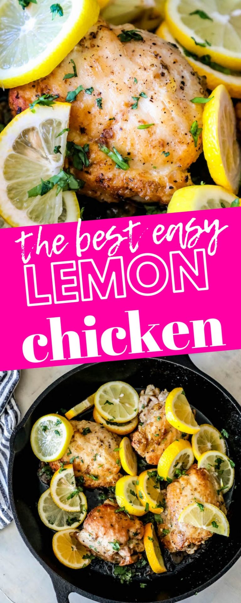 The Best Easy Lemon Chicken Recipe - Sweet Cs Designs