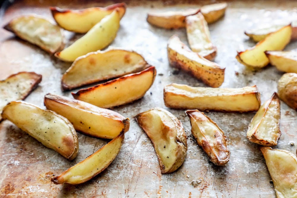 Grilled potato wedges--anyone know how to make them crunchier?