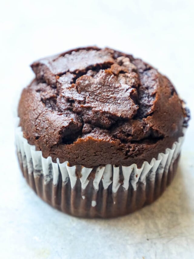 Jumbo Double Chocolate Chunk Muffins - Sweet Cs Designs