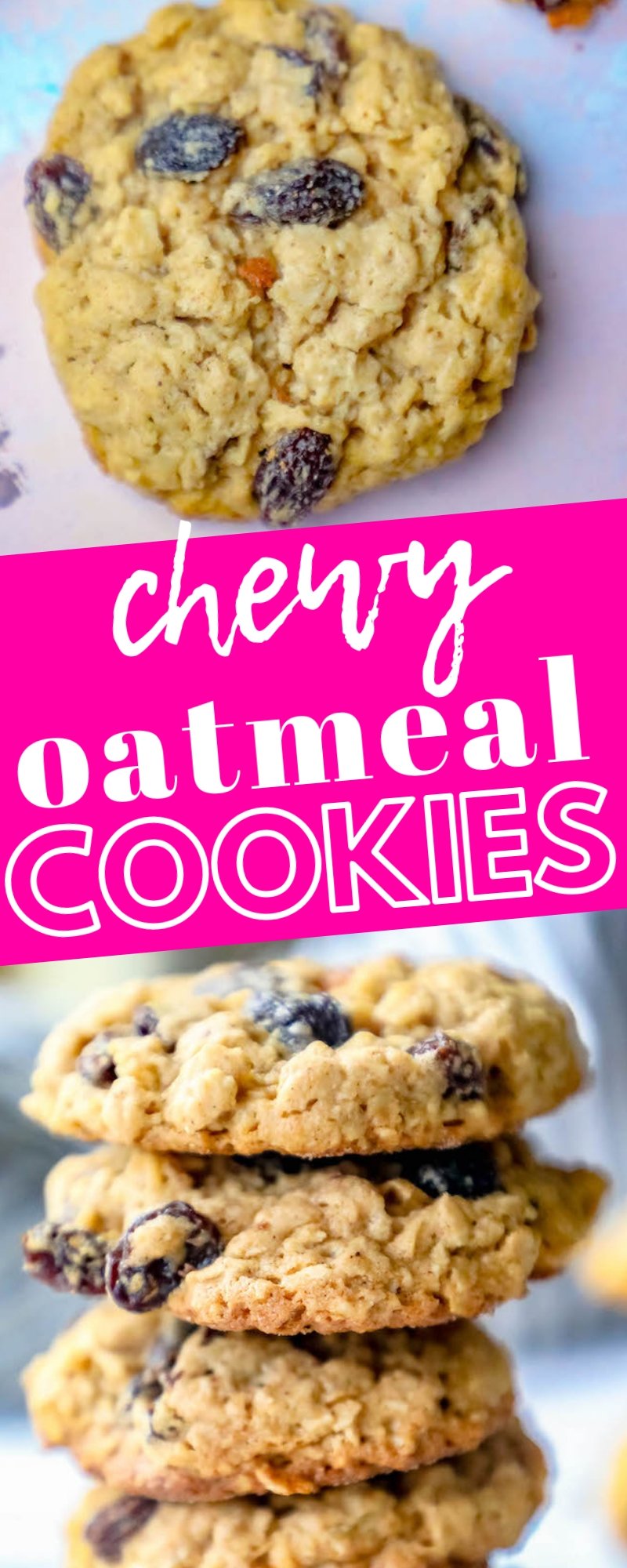 The Best Chewy Oatmeal Raisin Cookies Recipe Sweet Cs