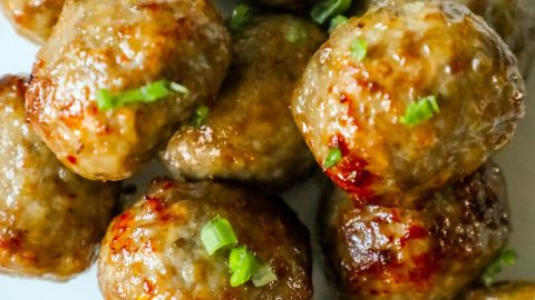 Easy Air Fried Meatballs Recipe 