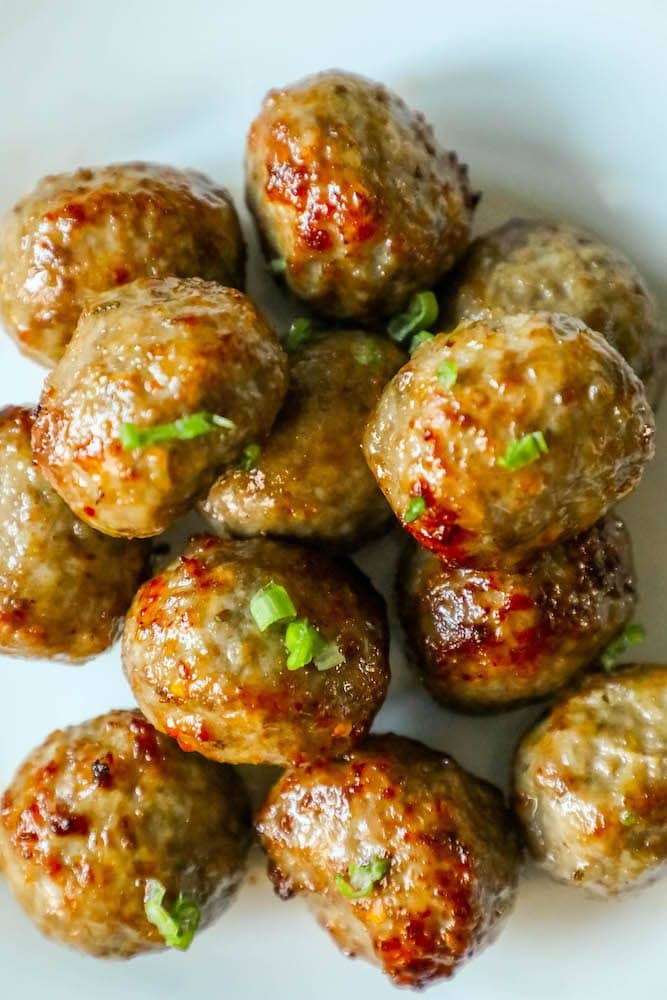 Easy Air Fried Meatballs Recipe - Sweet Cs Designs