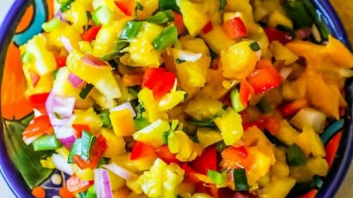 Spicy Pineapple Mango Salsa