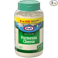 Kraft Grated Parmesan Cheese, 16-Ounce Plastic Canister (Pack of 3)