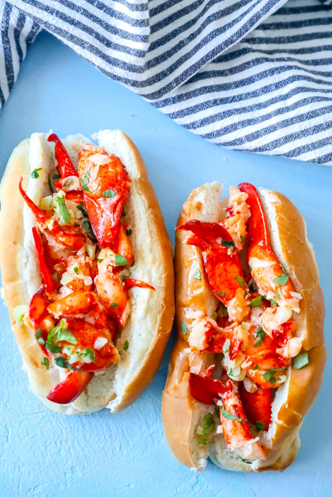 Garlic Butter Naked Lobster Rolls Recipe Sweet Cs Designs