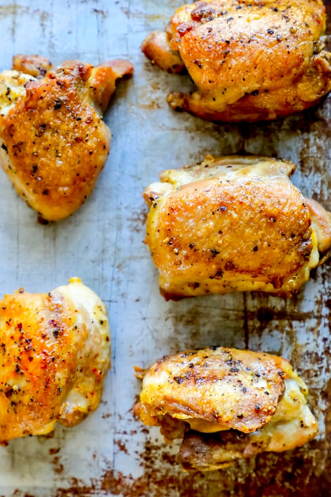 The Best Easy Baked Chicken Thighs Recipe - Sweet Cs Designs