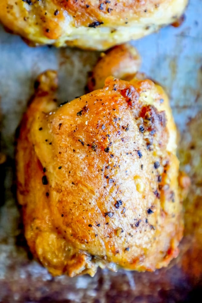 The Best Easy Baked Chicken Thighs Recipe - Sweet Cs Designs
