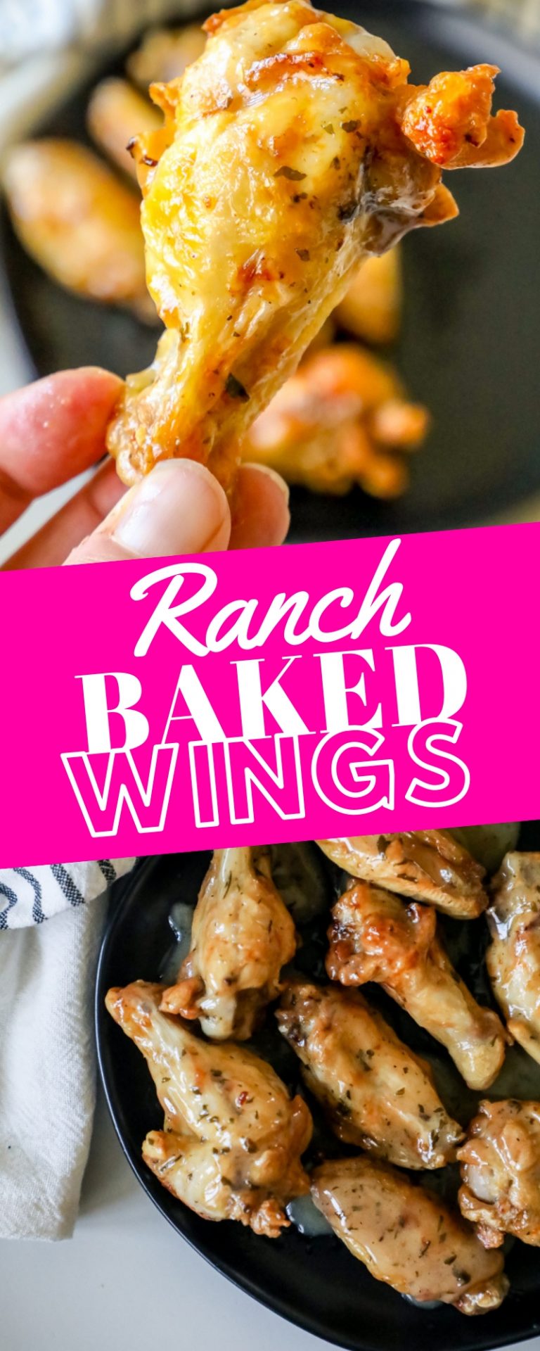 Baked Ranch Chicken Wings Recipe Sweet Cs Designs