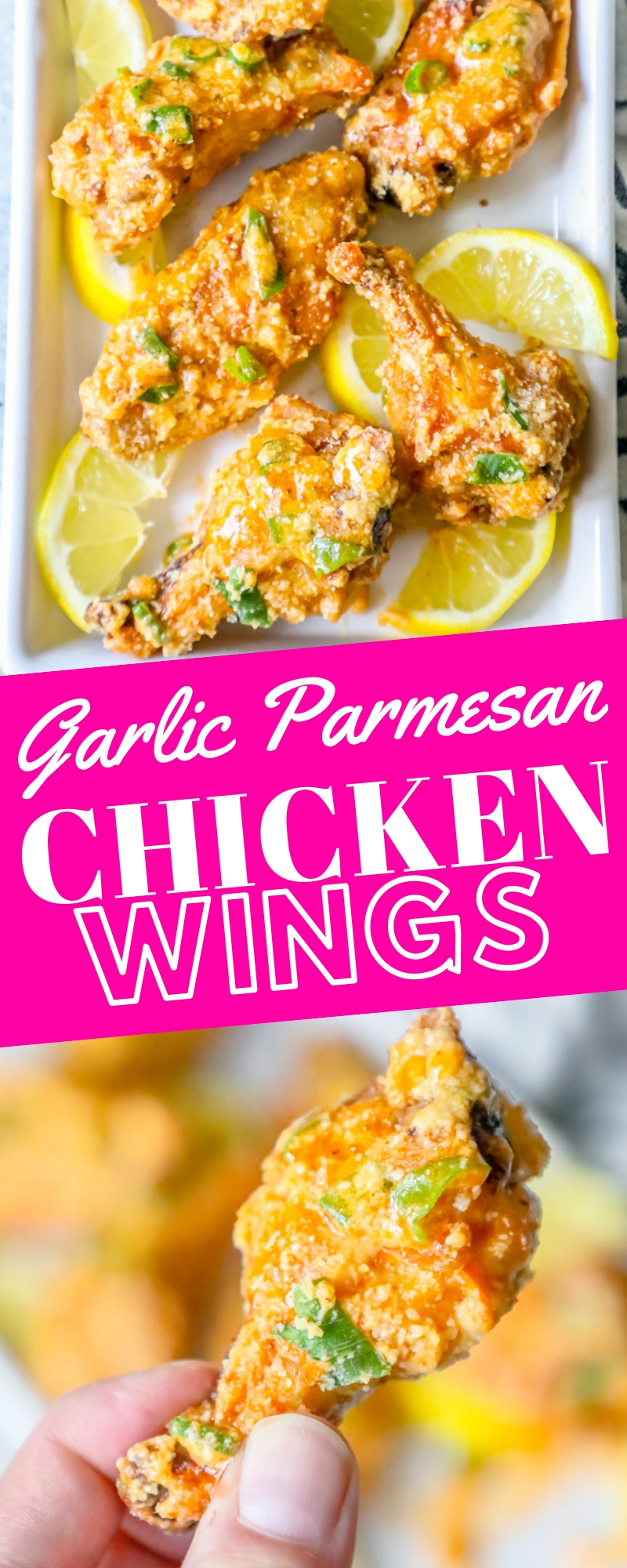 Lemon Garlic Parmesan Baked Chicken Wings Sweet Cs Designs