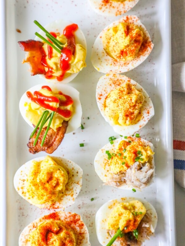 The Best Deviled Egg Recipes Ever with easy to peel eggs.