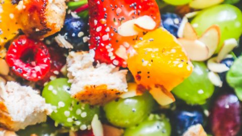 Chicken and Fruit Salad With Poppyseed Dressing Recipe