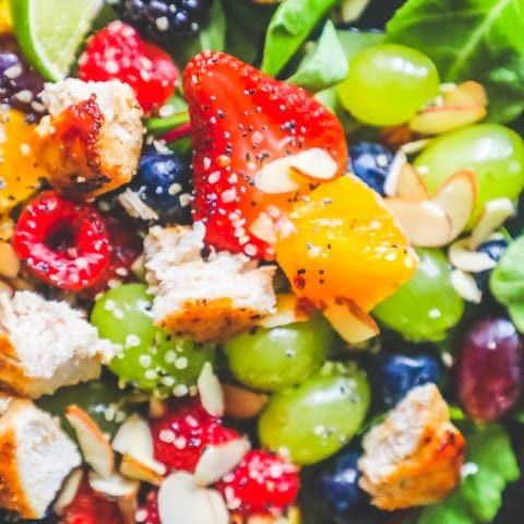 Chicken And Fruit Salad With Poppyseed Dressing Recipe Sweet Cs Designs