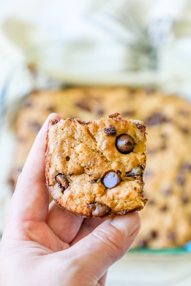The Best Banana Chocolate Chip Bars Sweet Cs Designs