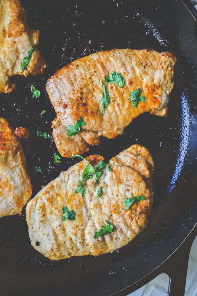 The Best Pan Fried Pork Chops Recipe - Sweet Cs Designs