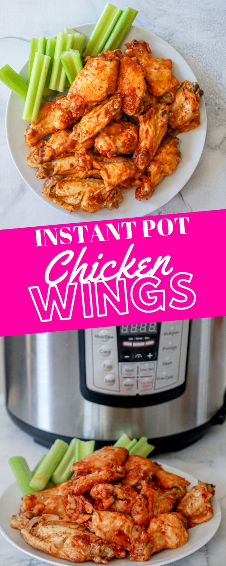 The Best Instant Pot Chicken Wings Recipe Sweet Cs Designs