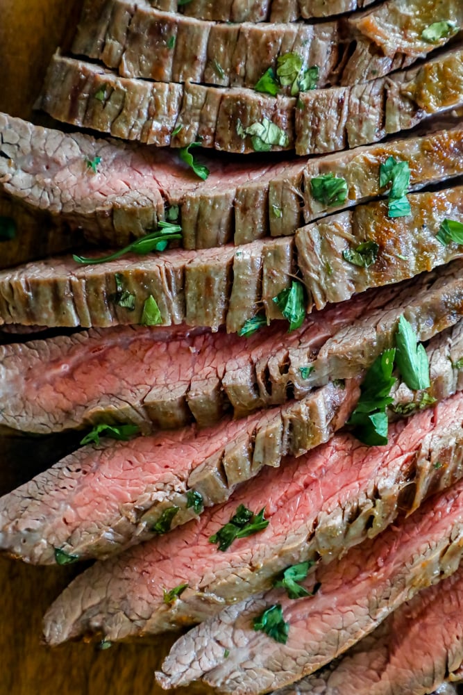 Air Fryer Flank Steak (Wine Marinated) - The Food Blog