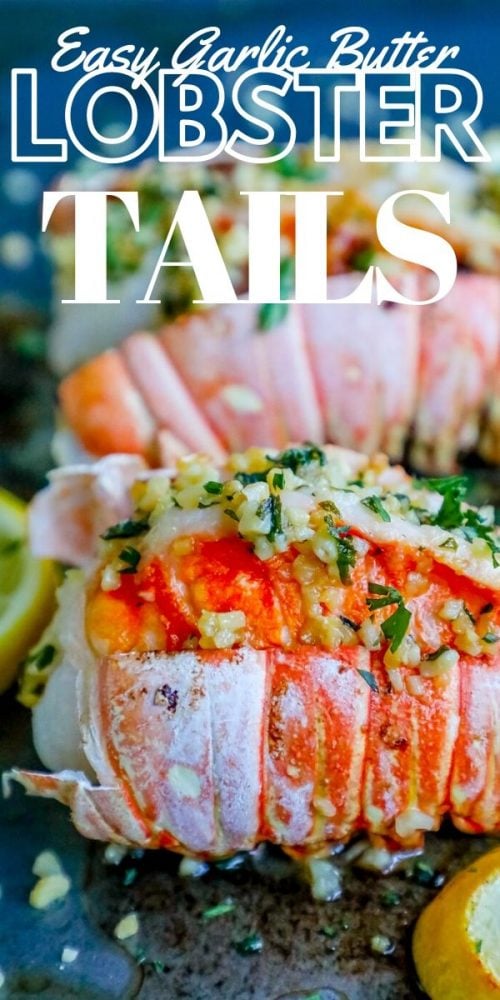 The Best Lemon Garlic Butter Broiled Lobster Tails