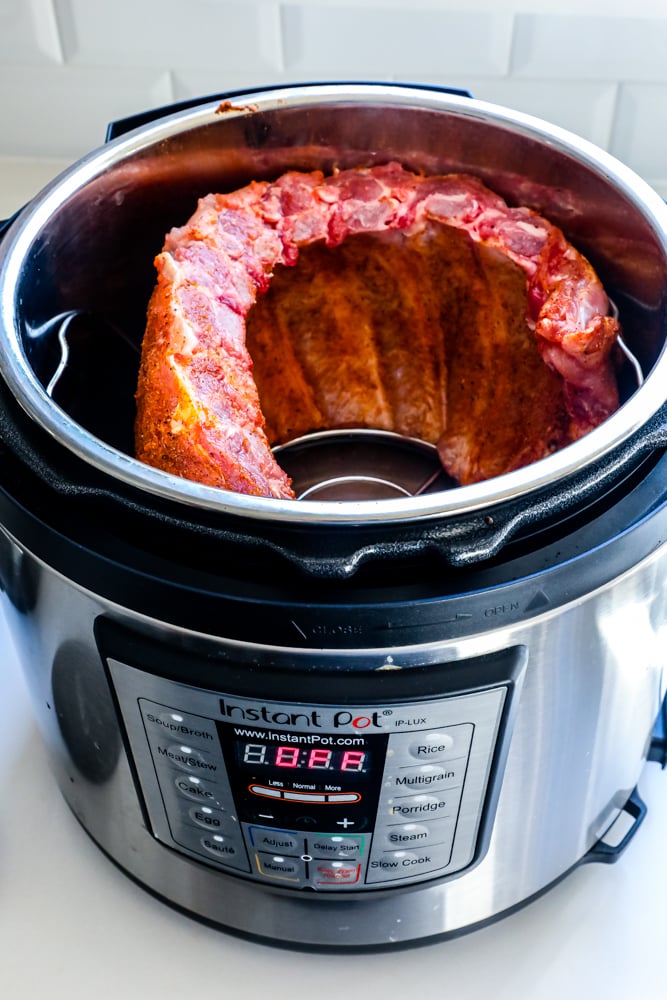 Instant Pot Rack Of Ribs {grain-free, sugar-free, keto}