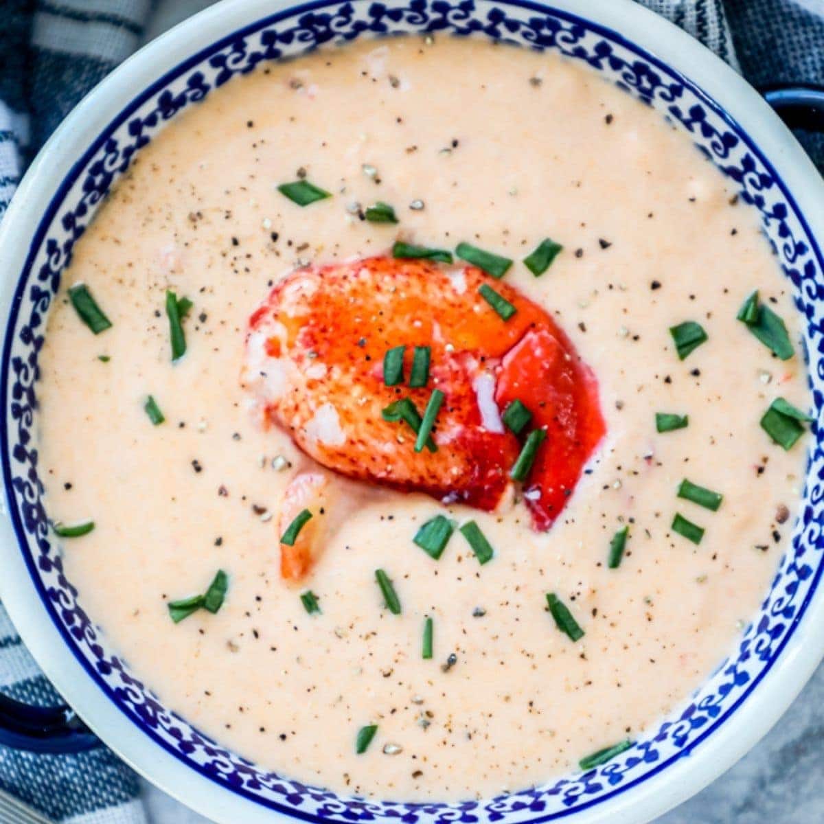 Lobster Bisque - Ahead of Thyme