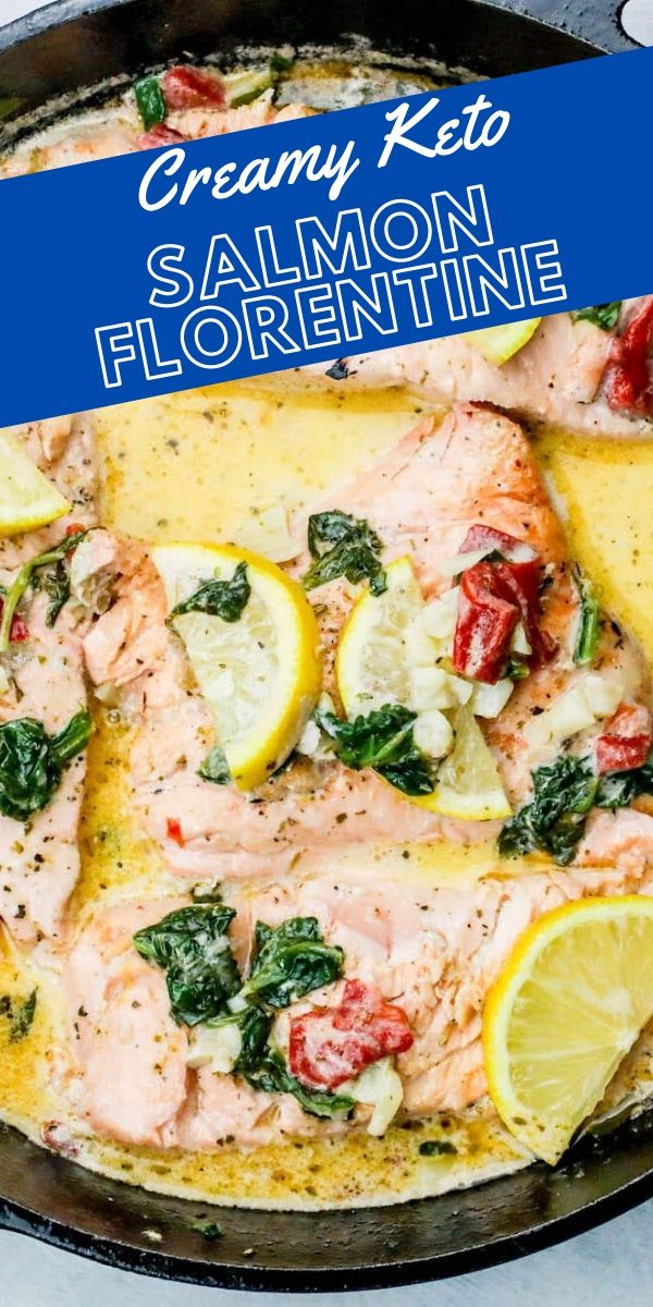 One Pot Creamy Lemon Salmon Florentine Recipe