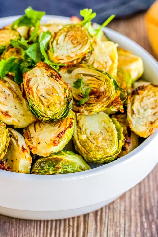 Air Fryer Brussels Sprouts (Instant pot air fryer lid)