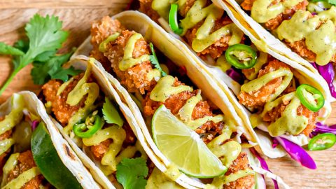 Easy Fried Chicken Tacos Recipe
