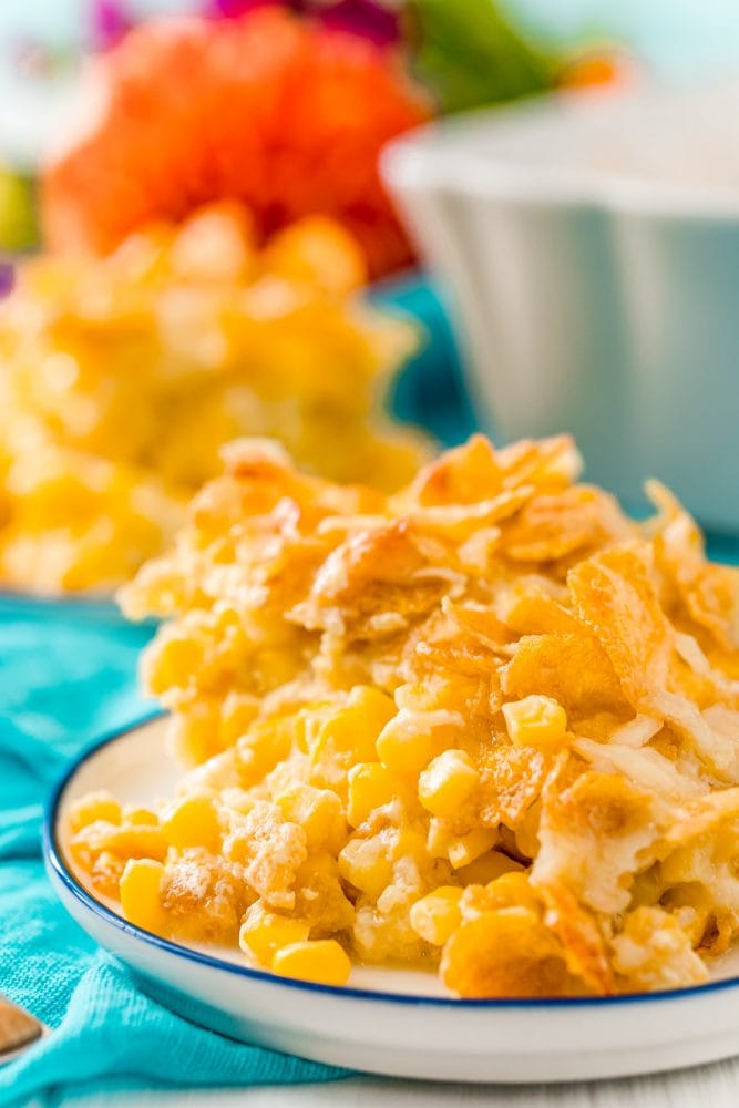 Crock Pot Corn Casserole - Peanut Blossom