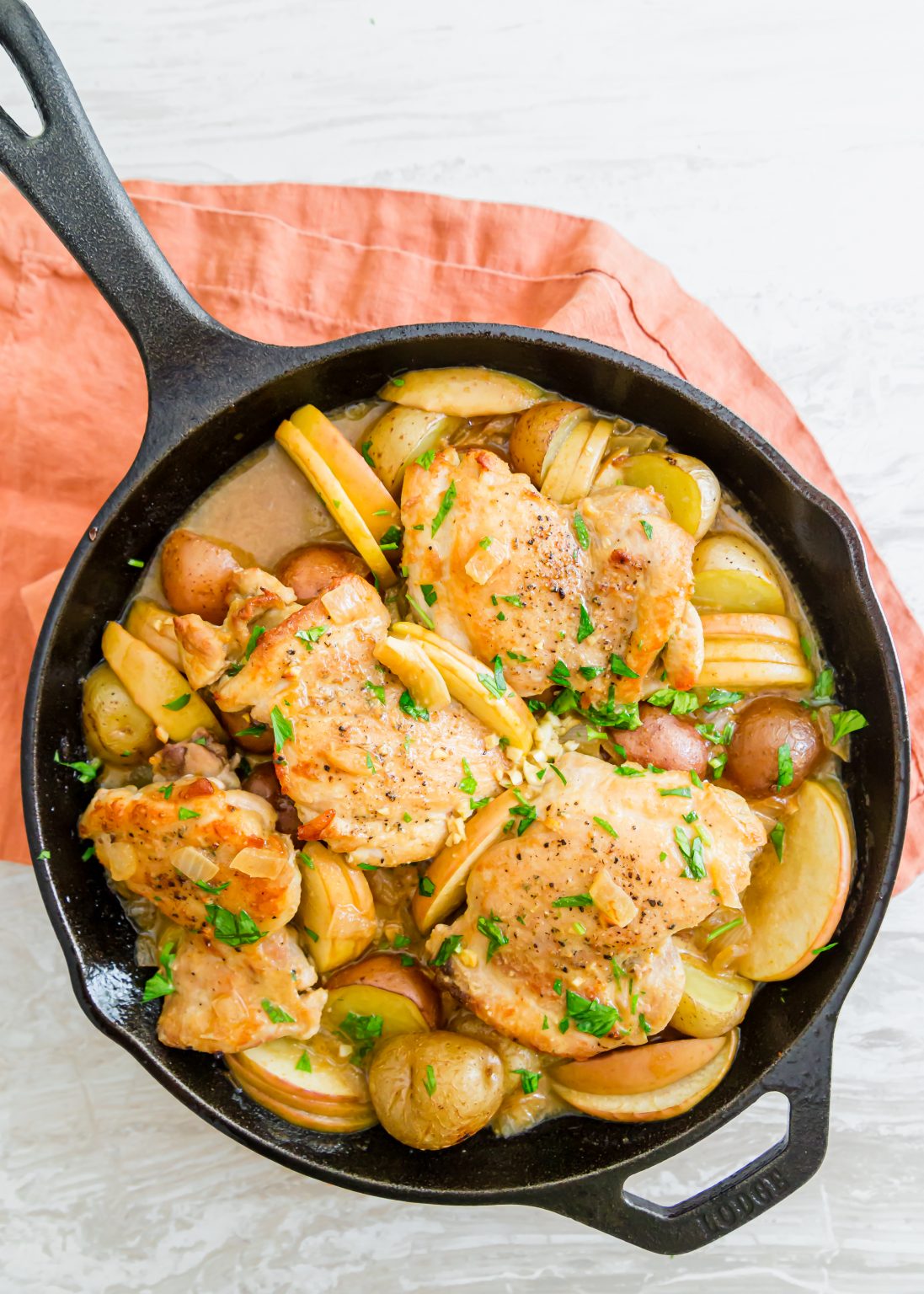 Maple Dijon Chicken and Potatoes Skillet Recipe Sweet Cs Designs