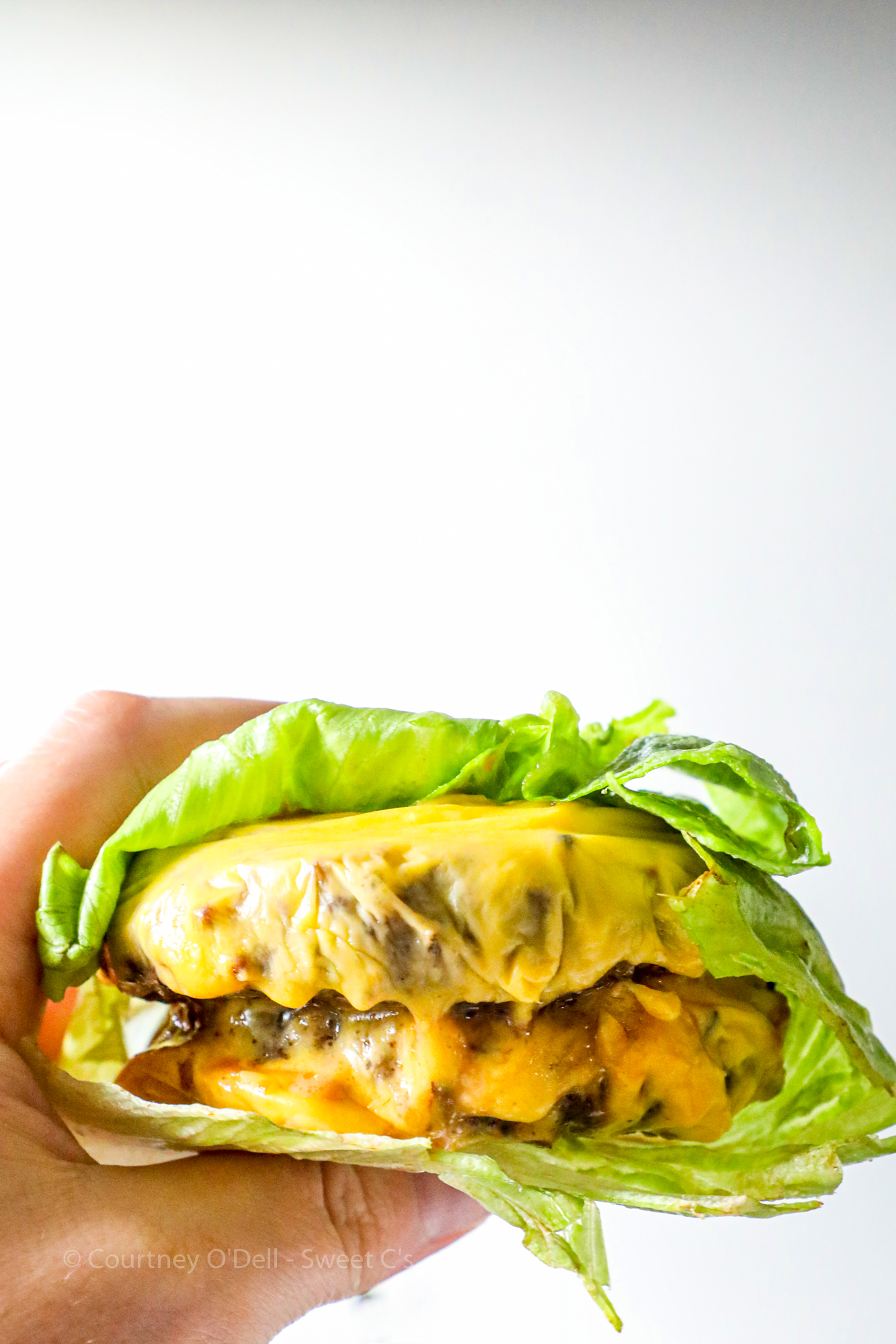 Air Fryer Lettuce Wrap Cheeseburger Recipe Sweet Cs Designs