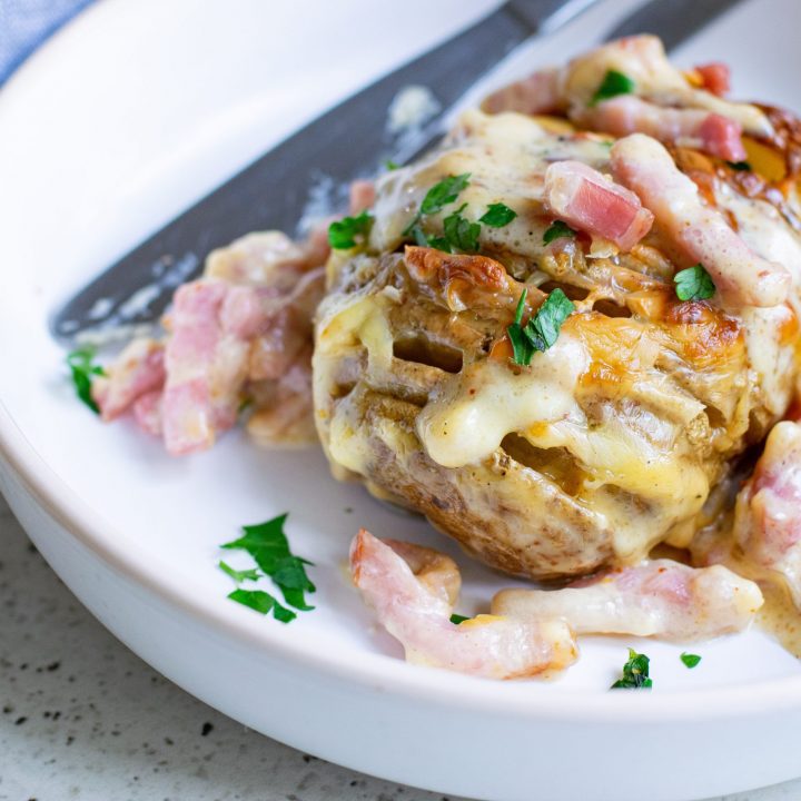 Cheddar and Bacon Hasselback Potatoes Recipe