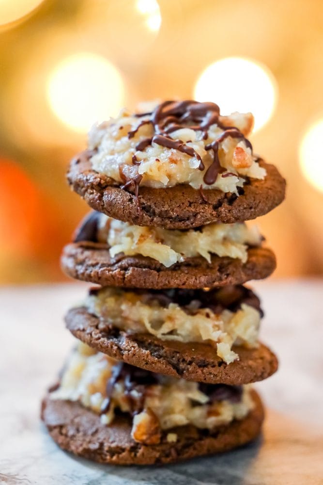 German Chocolate Cookies Recipe Sweet Cs Designs