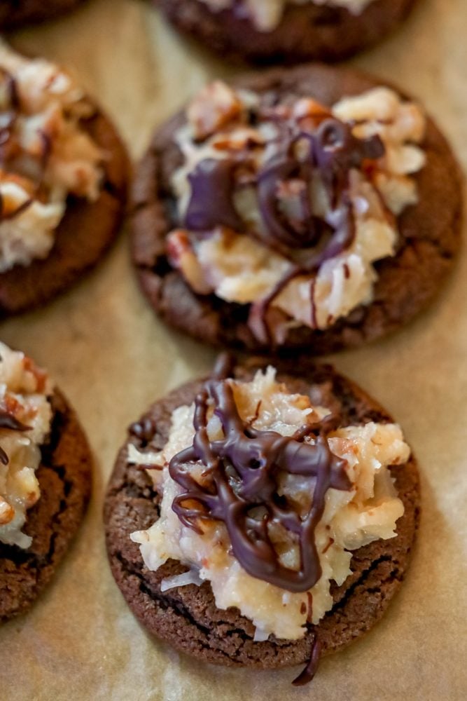 German Chocolate Cookies Recipe Sweet Cs Designs