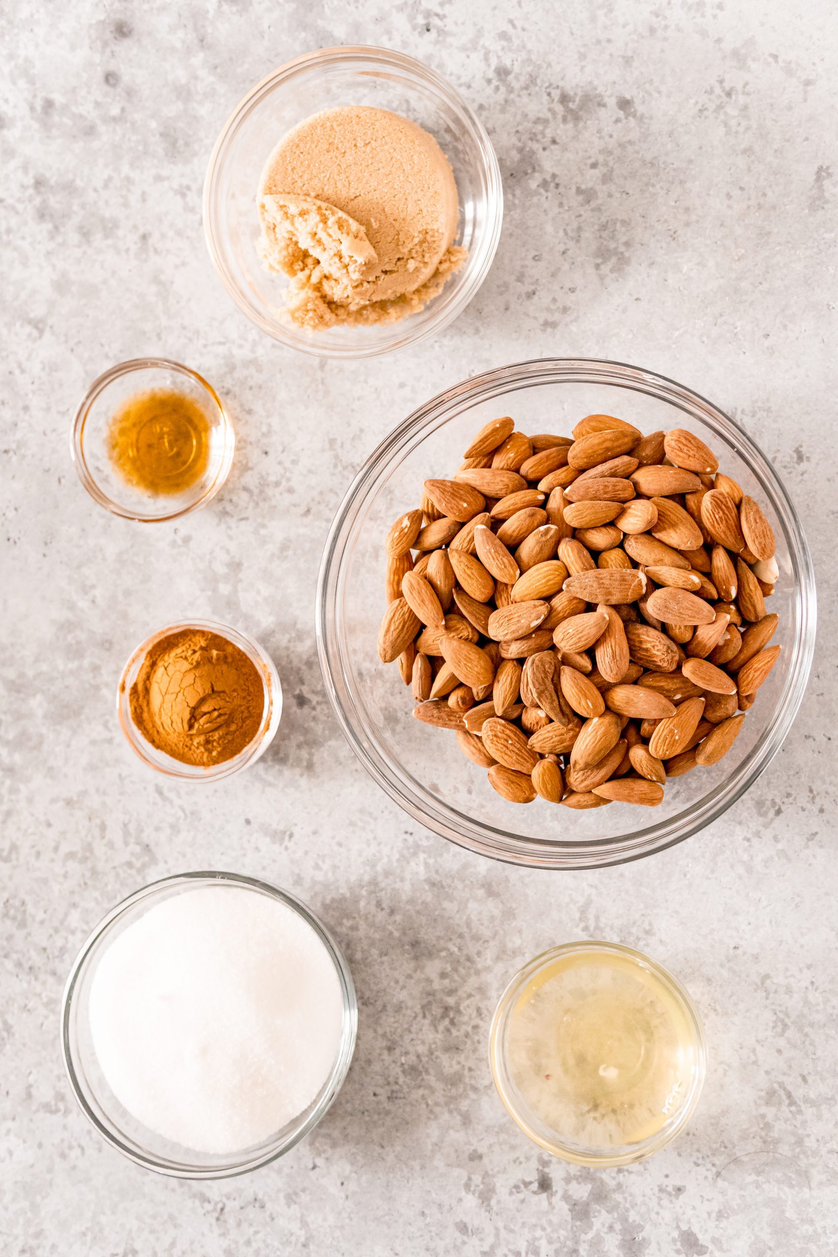 picture of candied nuts ingredients on a table