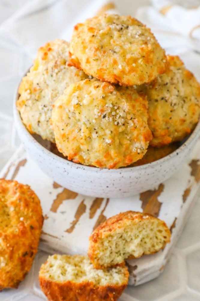 cheesy roll with herbs and parmesan topping