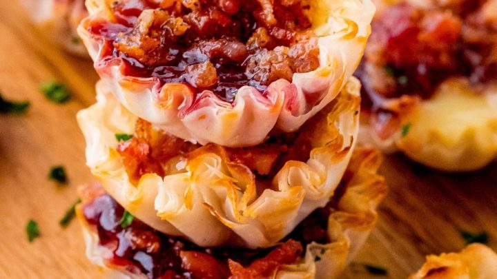 Easy Bacon Raspberry Cheese Bites Recipe