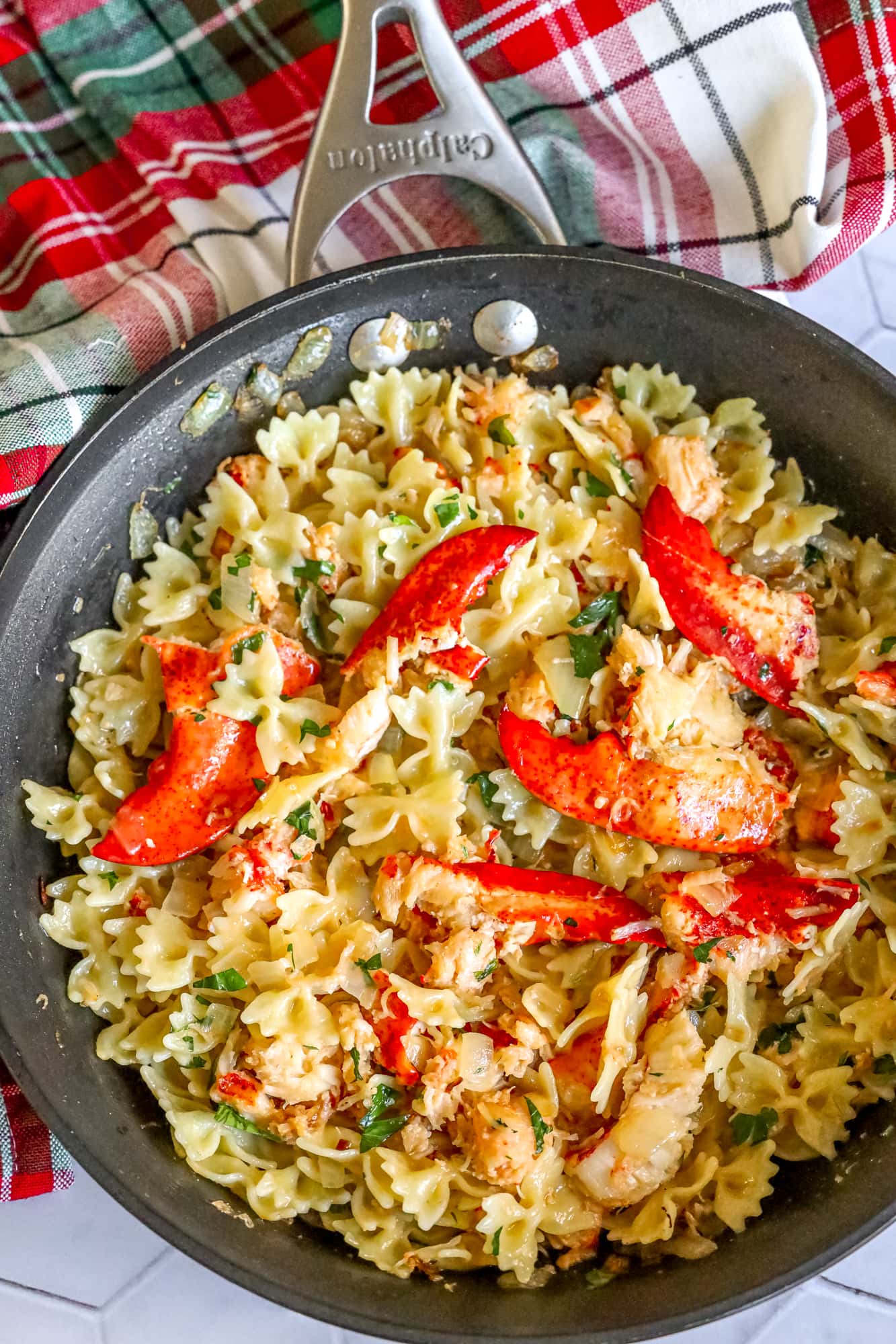 Easy Lobster Pasta Recipe Sweet Cs Designs