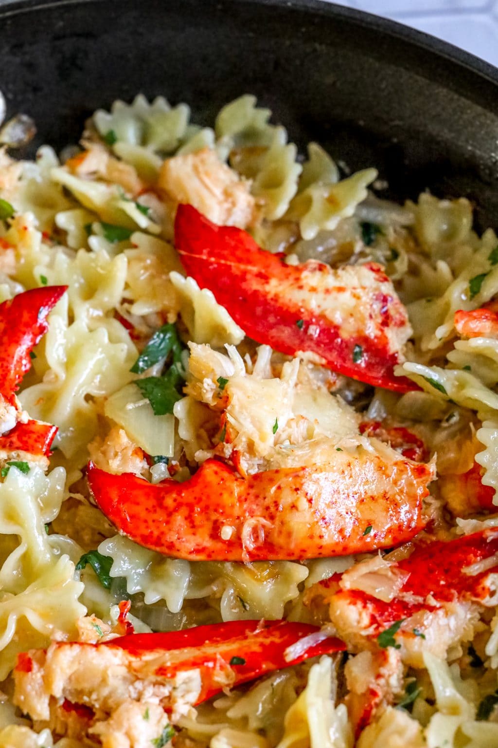 Easy Lobster Pasta Recipe Sweet Cs Designs