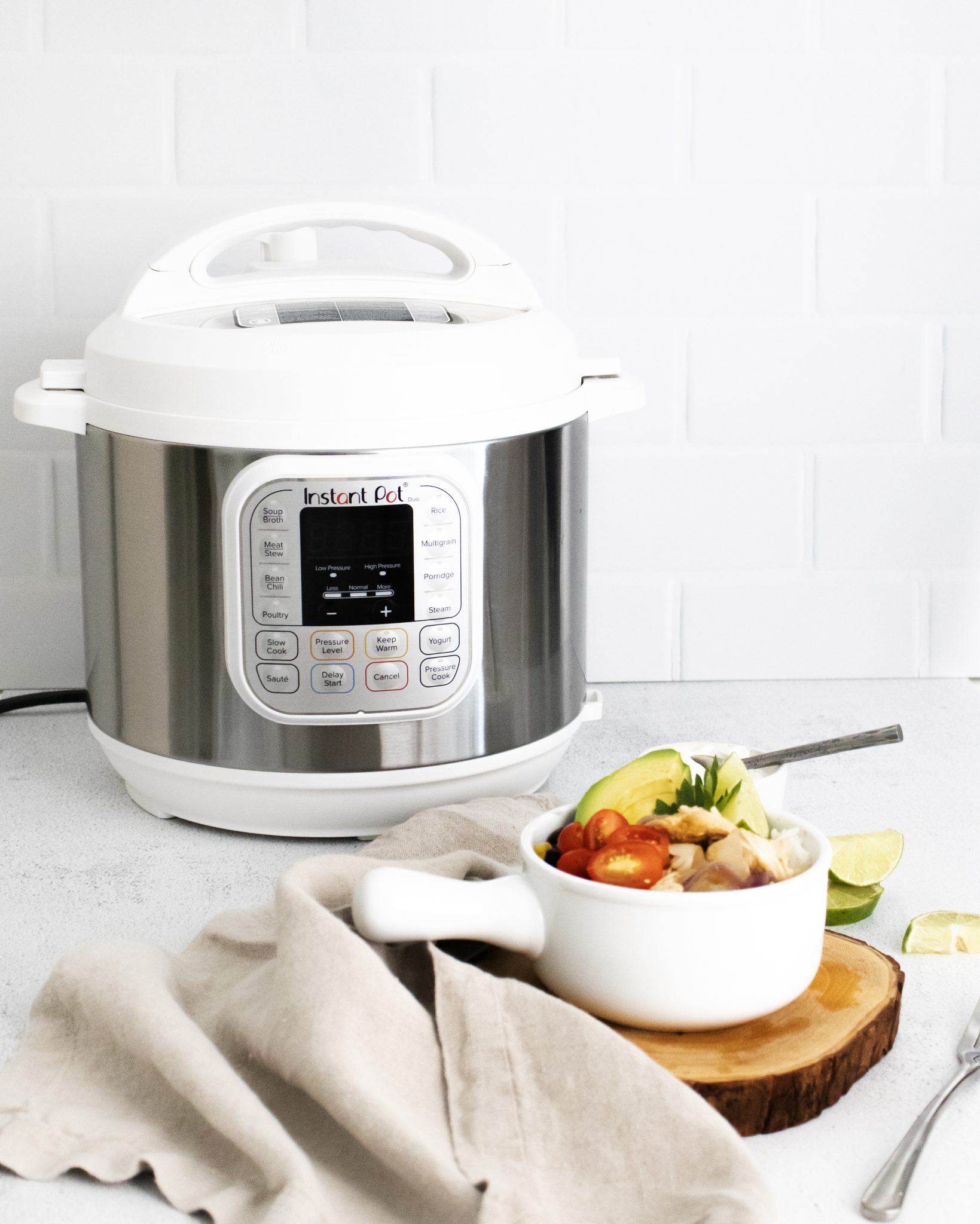 Instant Pot Chicken Fajita Bowls Recipe Sweet Cs Designs