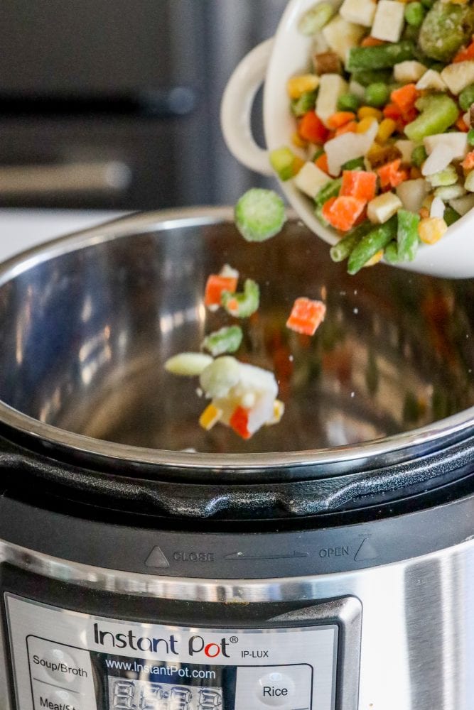 Easy Instant Pot Vegetable Soup Recipe - Sweet Cs Designs