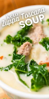 Easy Keto Tuscan Kale Soup Recipe - Sweet Cs Designs
