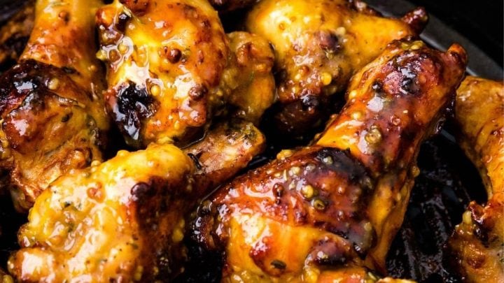 Air Fryer Honey Mustard Chicken Wings Recipe