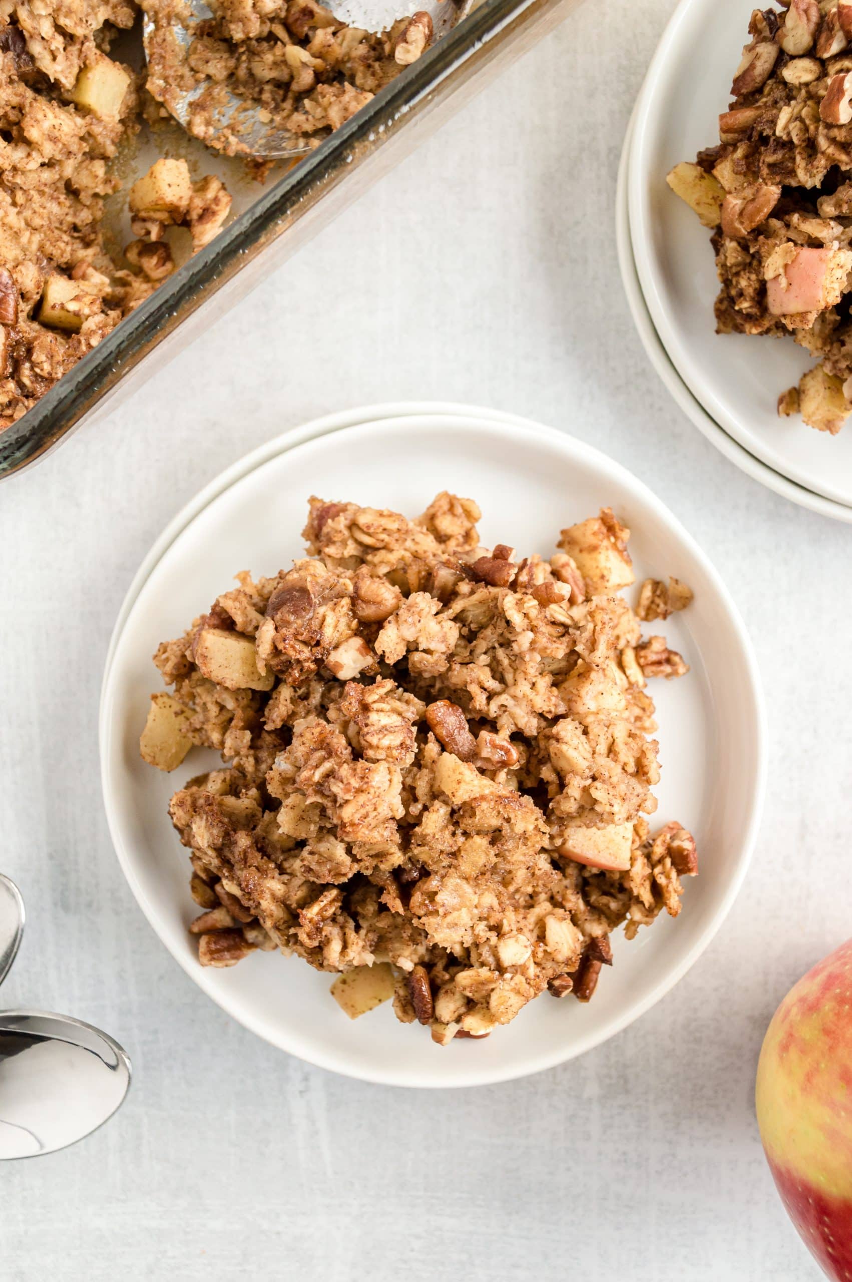 Easy Baked Oatmeal With Apples Recipe Sweet Cs Designs