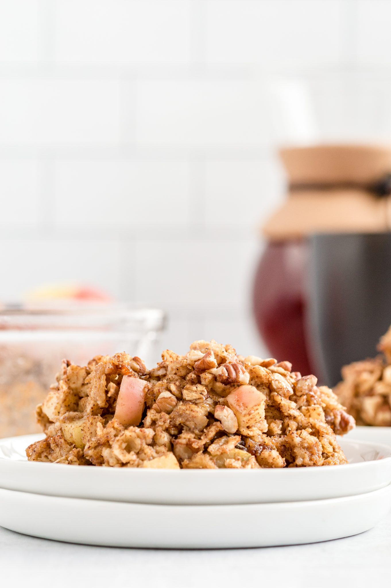 Easy Baked Oatmeal With Apples Recipe Sweet Cs Designs