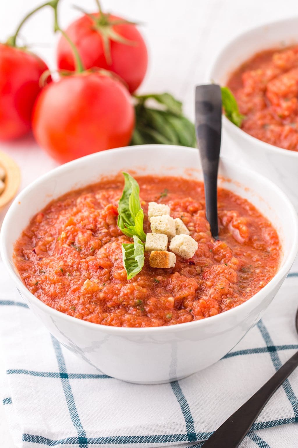 Easy Gazpacho Soup Recipe - Sweet Cs Designs